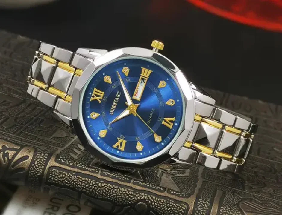 An elegant wristwatch with a classic design