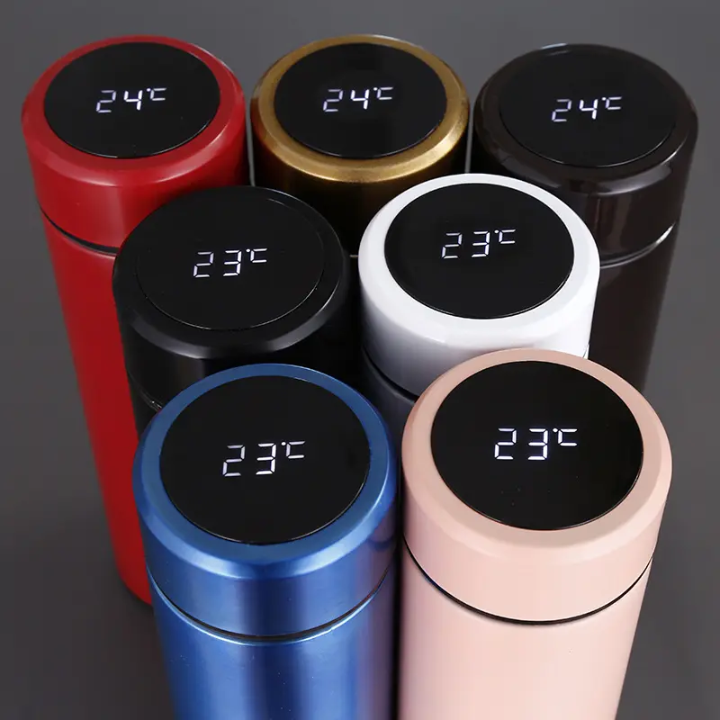 Smart Insulated Water Bottle with LED Temperature Display