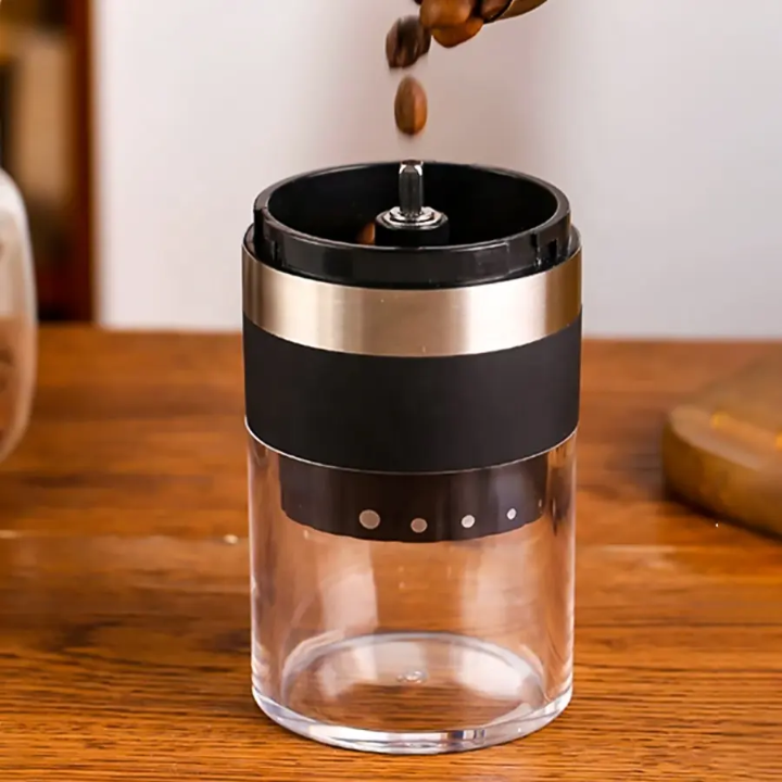 Electric Coffee Grinder – USB Rechargeable | 3 Colors Available – lifestyle view – Circuit City