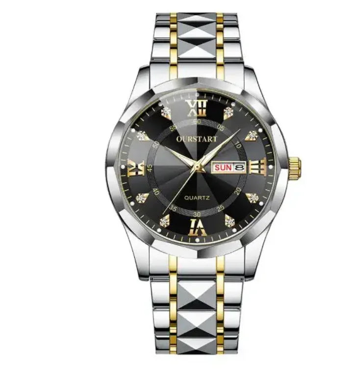 An elegant wristwatch with a classic design