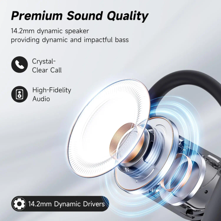 Premium wireless headphones engineered for immersive audio and all-day comfort. – detail view – Circuit City