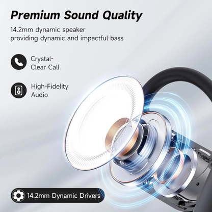 Premium wireless headphones engineered for immersive audio and all-day comfort. – detail view – Circuit City