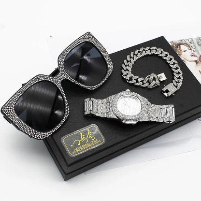 Premium Men's Watch & Sunglasses Combo Pack – lifestyle view – Circuit City