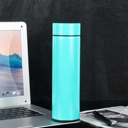 Smart Insulated Water Bottle with LED Temperature Display – back view – Circuit City