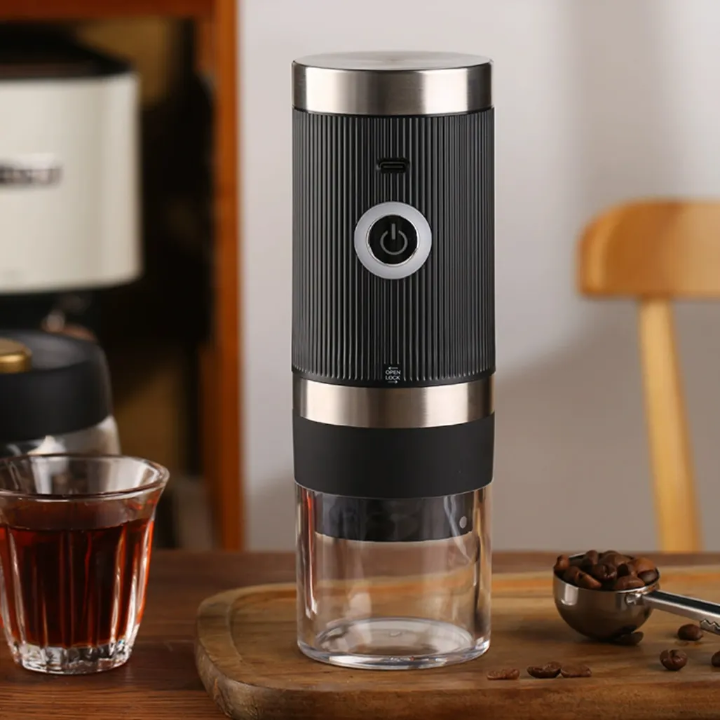 Electric Coffee Grinder – USB Rechargeable | 3 Colors Available – lifestyle view – Circuit City