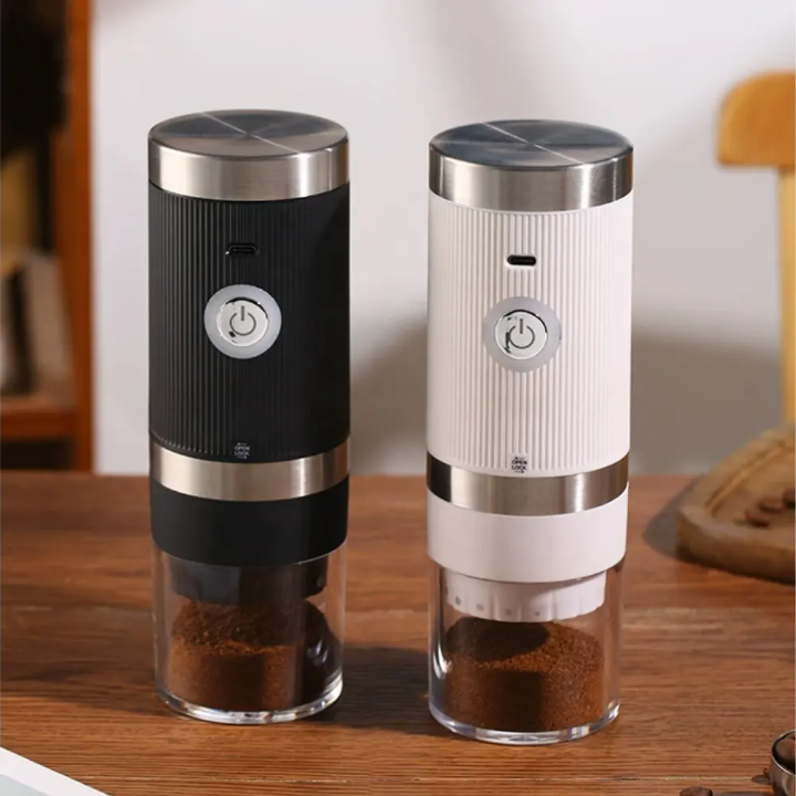 Electric Coffee Grinder – USB Rechargeable | 3 Colors Available – lifestyle view – Circuit City