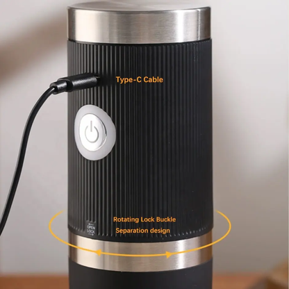 Electric Coffee Grinder – USB Rechargeable | 3 Colors Available – lifestyle view – Circuit City