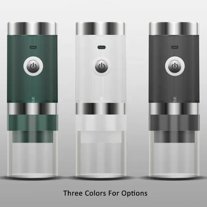 Electric Coffee Grinder – USB Rechargeable | 3 Colors Available – back view – Circuit City