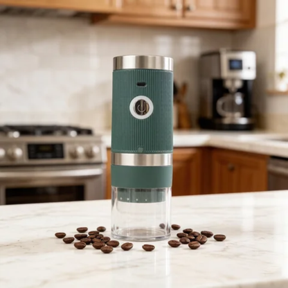 Electric Coffee Grinder – USB Rechargeable | 3 Colors Available – lifestyle view – Circuit City
