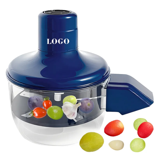 Manual Food Chopper – Quick & Easy Vegetable Slicer with Pull Cord – front view – Circuit City