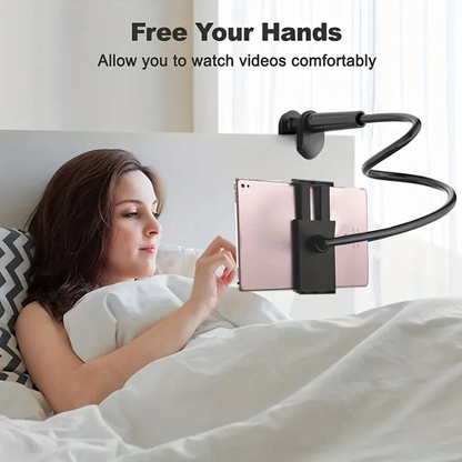 Flexible Gooseneck Tablet & Phone Holder Stand – side view – Circuit City