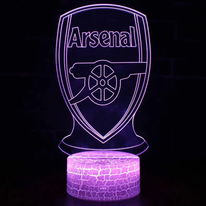 Football Legends 3D LED Night Light – Messi & Real Madrid Edition – back view – Circuit City