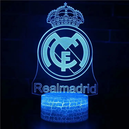 Football Legends 3D LED Night Light – Messi & Real Madrid Edition – lifestyle view – Circuit City