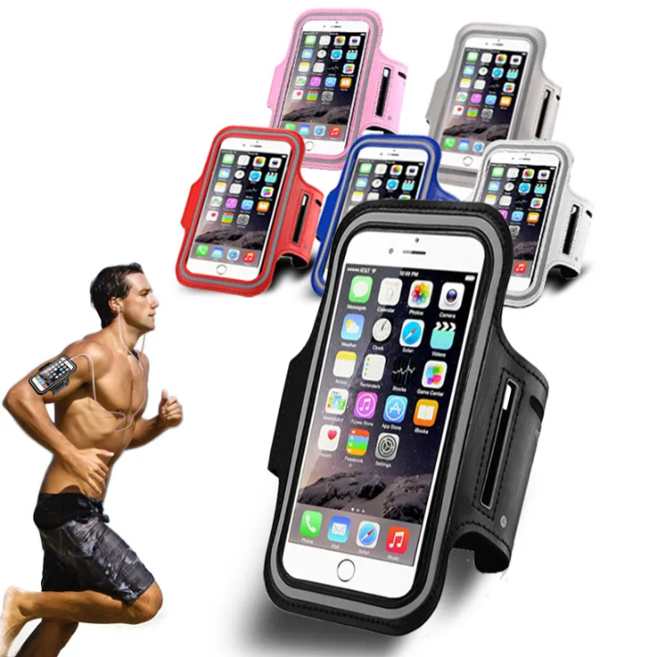 Sport Running Armband Phone Holder – Hands-Free Fitness Companion – side view – Circuit City