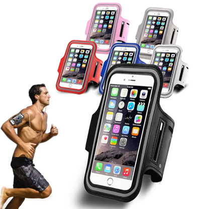 Sport Running Armband Phone Holder – Hands-Free Fitness Companion – side view – Circuit City