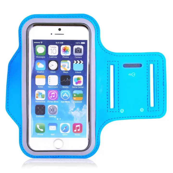 Sport Running Armband Phone Holder – Hands-Free Fitness Companion – back view – Circuit City