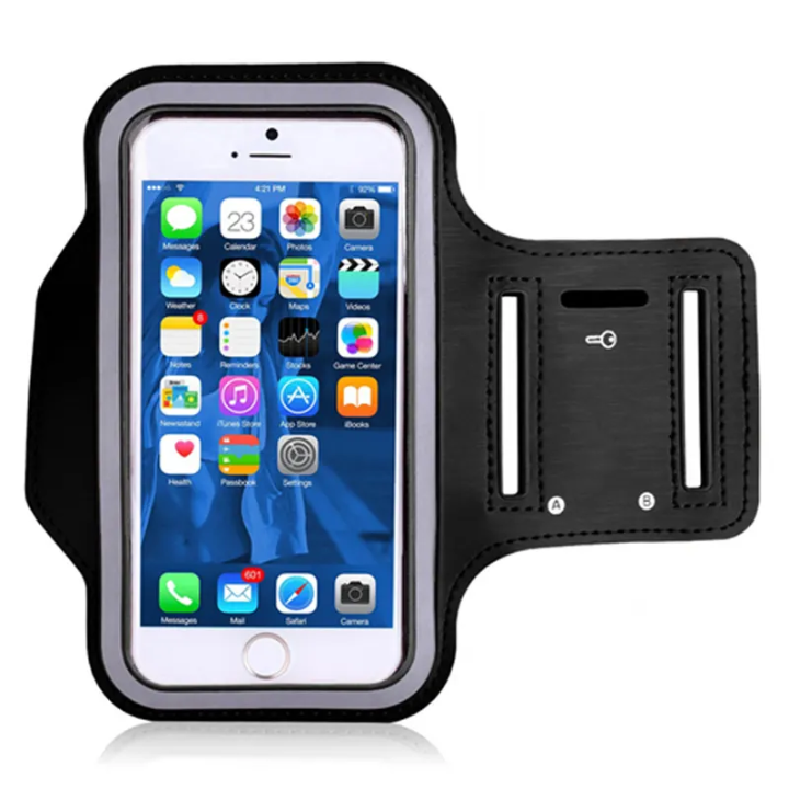 Sport Running Armband Phone Holder – Hands-Free Fitness Companion – detail view – Circuit City