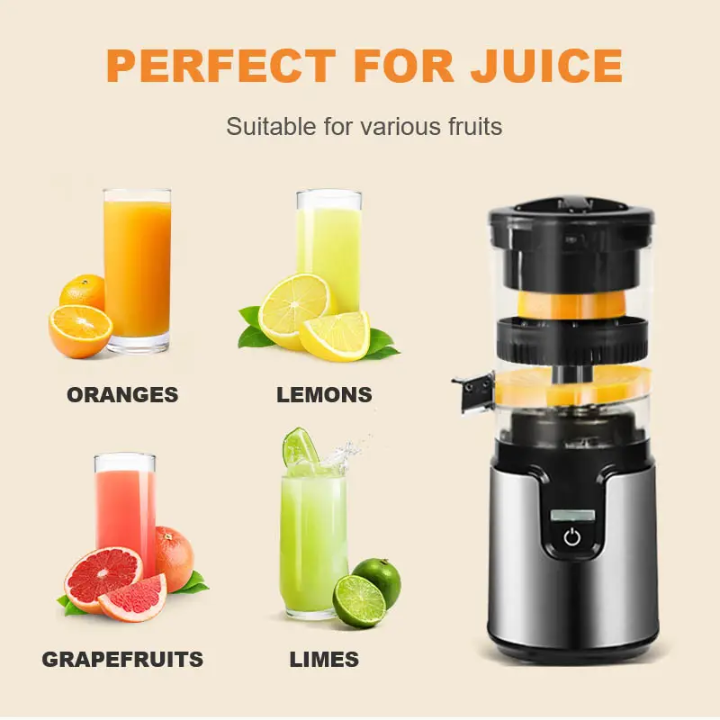 Automatic Citrus Juicer – USB Rechargeable Slow Juicer – detail view – Circuit City