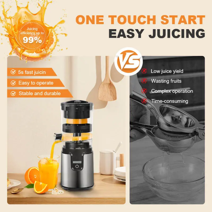 Automatic Citrus Juicer – USB Rechargeable Slow Juicer – back view – Circuit City
