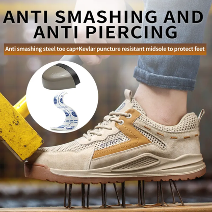 Men's Safety Work Shoes – Anti-Slip & Heavy-Duty Protection – side view – Circuit City