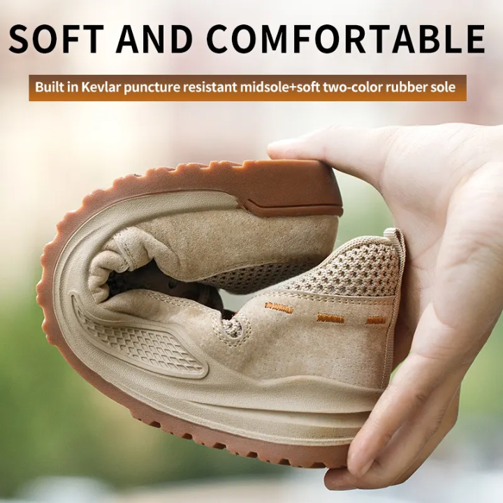 Men's Safety Work Shoes – Anti-Slip & Heavy-Duty Protection – front view – Circuit City