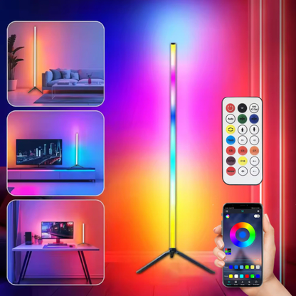 RGB LED Tube Light with Tripod Stand — Full Color Ambient Lighting