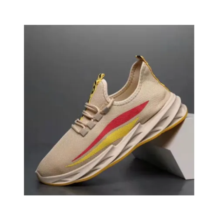 Men's Blade Runner Sport Sneakers – Black & Red – front view – Circuit City