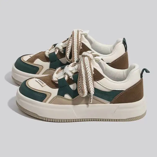 State Tide China Premium White & Blue Sneakers