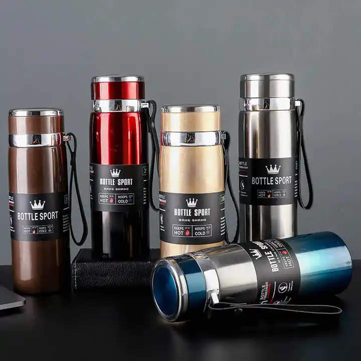 Bottle Sport Insulated Stainless Steel Water Bottle – 600ml / 800ml / 1000ml – side view – Circuit City