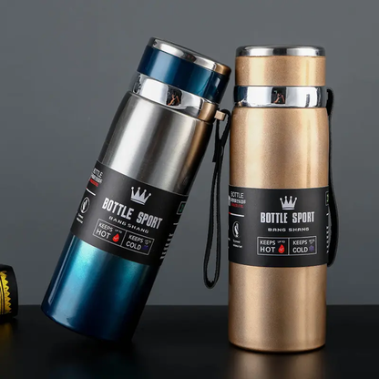 Bottle Sport Insulated Stainless Steel Water Bottle – 600ml / 800ml / 1000ml – front view – Circuit City