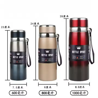 Bottle Sport Insulated Stainless Steel Water Bottle – 600ml / 800ml / 1000ml – lifestyle view – Circuit City